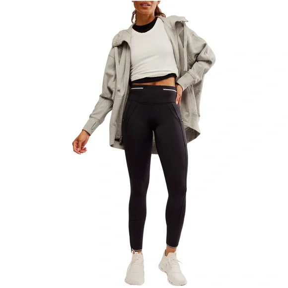 NWT Free People Women's Keepin' Cozy Fleece-Lined Women's High-Waisted Leggings - Picture 11 of 14